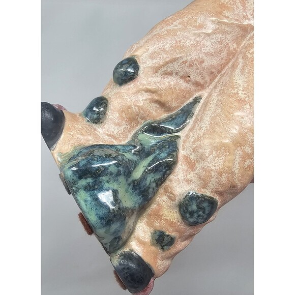 Vtg Nadal Handcrafted Spanish Porcelain Harlequin Figurine Playing Trumpet 11.5" - Picture 8 of 16